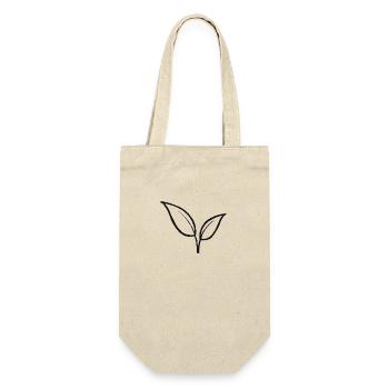Feuille feuilles plante plantes cadeau jardin - Sac à bouteille - nature - Devant