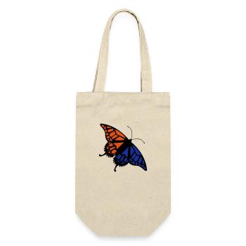 Butterfly (colors customizable) - Gift Bag for Bottles - nature - Front