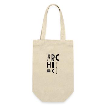 Architects | Profession studying architecture gifts - Gift Bag for Bottles - nature - Front