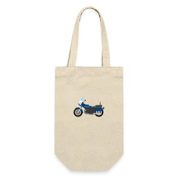 Police moto police moto bleu pour enfants - Sac à bouteille - nature - Devant
