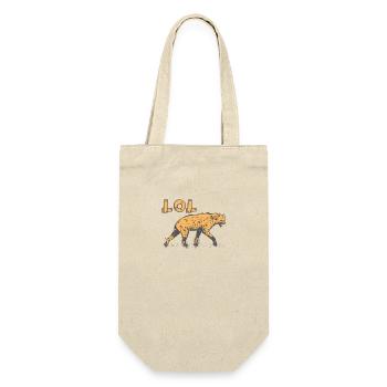 Hyène Rire, LOL , Prédateur Hyènes Meute cadeau - Sac à bouteille - nature - Devant