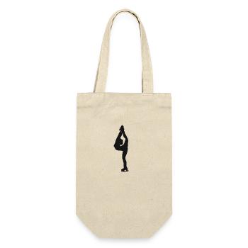 Ice skate ice skating figure skating figure skating - Gift Bag for Bottles - nature - Front