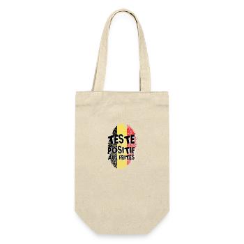 Testé positif aux frites - Sac à bouteille - nature - Devant