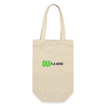oui à la justice - Sac à bouteille - nature - Devant