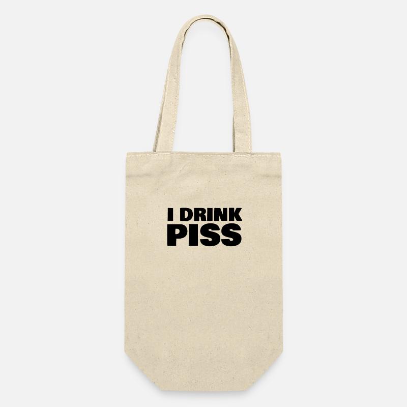 i drink piss - Gift Bag for Bottles - nature
