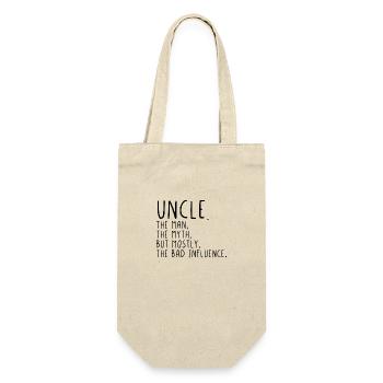 Uncle - Gift Bag for Bottles - nature - Front