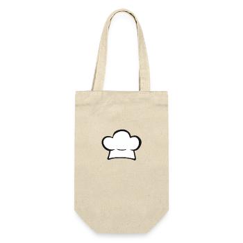 Chef hat amateur chef gift cook chef baker - Gift Bag for Bottles - nature - Front