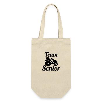Team senior - Gift Bag for Bottles - nature - Front