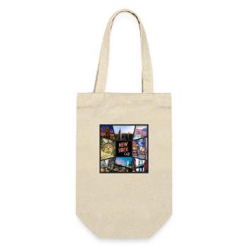 New York City USA America Skyline City Metropolis - Gift Bag for Bottles - nature - Front