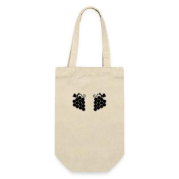 Grapes - Gift Bag for Bottles - nature - Front