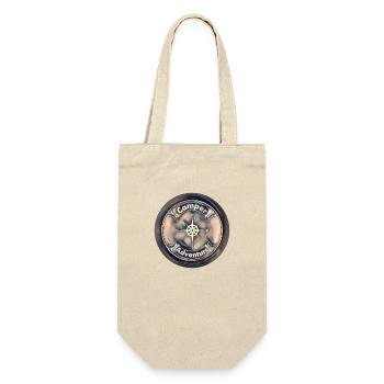 Official Logo Camper-Adventure-Store - Gift Bag for Bottles - nature - Front