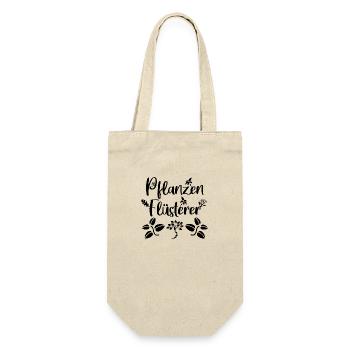 Pflanzen Flüster - Geschenkbeutel für Flaschen - Natur - Vorne
