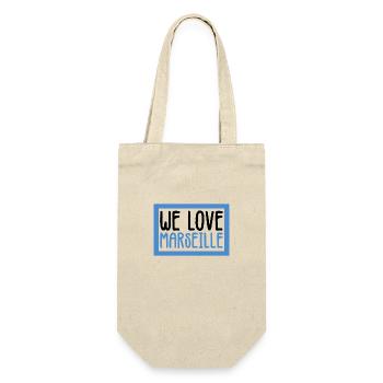 we love Marseille French city of the South - Gift Bag for Bottles - nature - Front