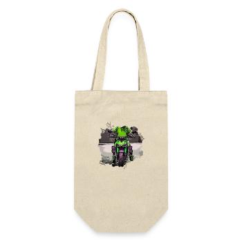Naked Bike green - Gift Bag for Bottles - nature - Front