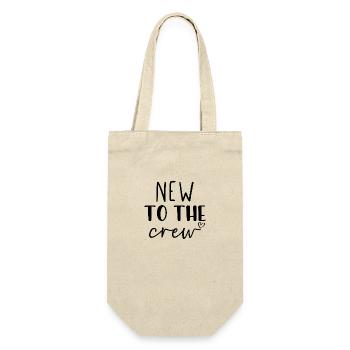 New to the crew - Gift Bag for Bottles - nature - Front