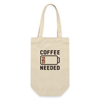 Coffee Cup Coffee Bean Gift Coffee Caffeine - Gift Bag for Bottles - nature - Front
