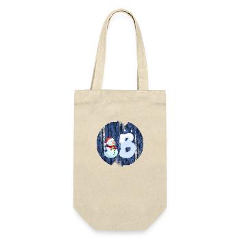 snowman b - Gift Bag for Bottles - nature - Front