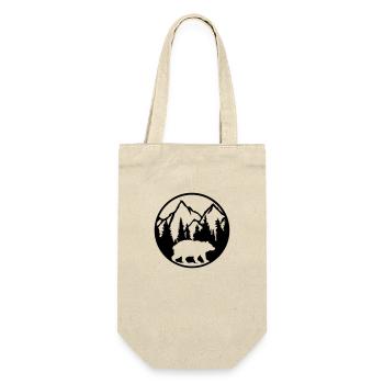 Bear Mountains Forest - Gift Bag for Bottles - nature - Front