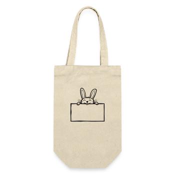 Shield Comic Bunnies - Gift Bag for Bottles - nature - Front