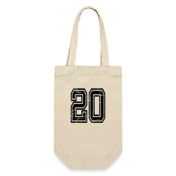 20 Denizli used look - Geschenkbeutel für Flaschen - Natur - Vorne
