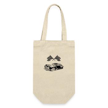 Auto - Geschenkbeutel für Flaschen - Natur - Vorne