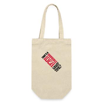 Thats a horrible Idea - Gift Bag for Bottles - nature - Front