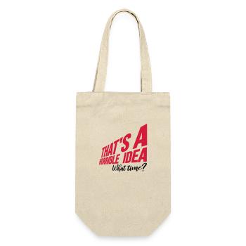 Thats a horrible Idea - Gift Bag for Bottles - nature - Front