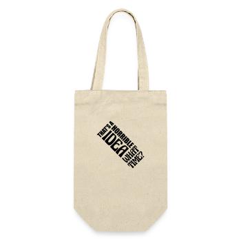 Thats a horrible Idea - Gift Bag for Bottles - nature - Front