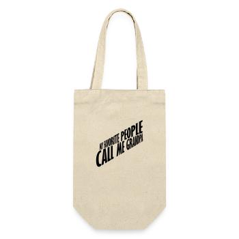 People Call Me Grandpa - Gift Bag for Bottles - nature - Front