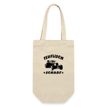 Auto - Geschenkbeutel für Flaschen - Natur - Vorne