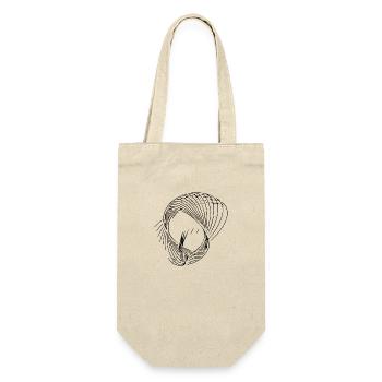 Geometric circle lines - Gift Bag for Bottles - nature - Front