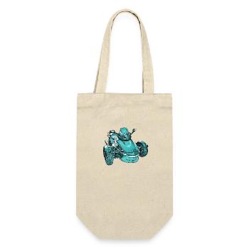 Trike Spyder turquoise - Gift Bag for Bottles - nature - Front