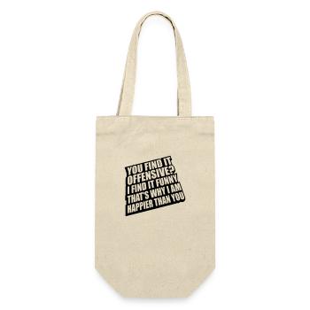 You find it offensive - Gift Bag for Bottles - nature - Front