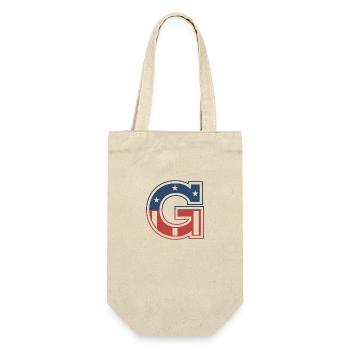 Lettre G États-Unis - Sac à bouteille - nature - Devant