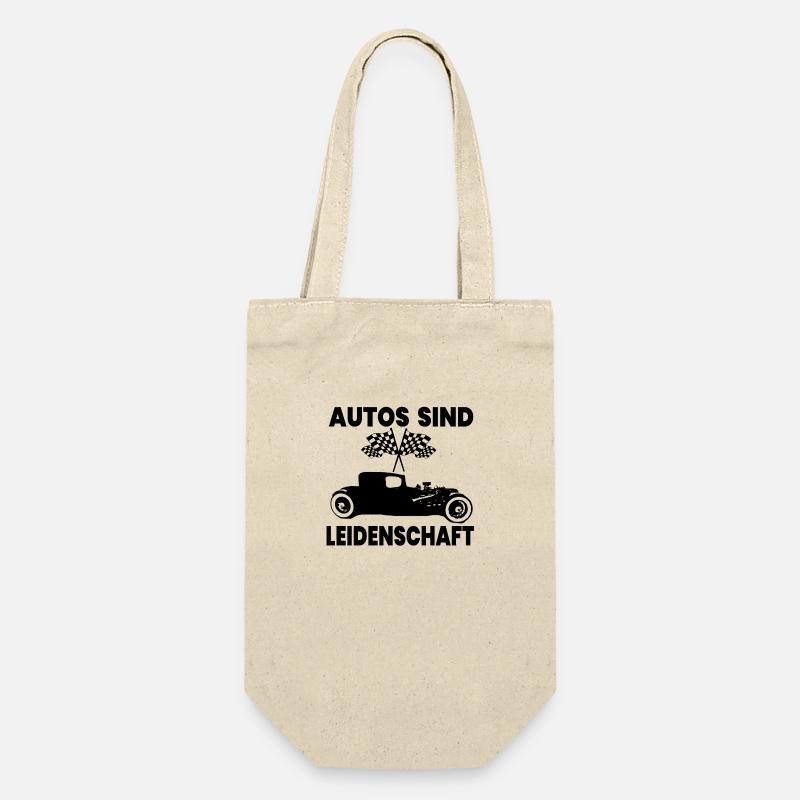 Auto - Geschenkbeutel für Flaschen - Natur