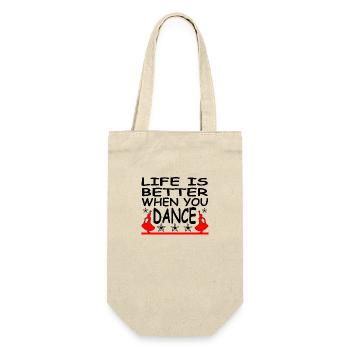 Dance - Gift Bag for Bottles - nature - Front