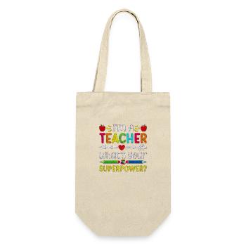 Student 2023 High School Student Teacher School Degree - Gift Bag for Bottles - nature - Front