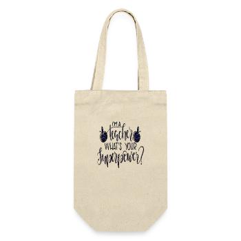 Student 2023 High School Student Teacher School Degree - Gift Bag for Bottles - nature - Front