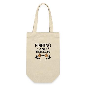 Angling - Gift Bag for Bottles - nature - Front