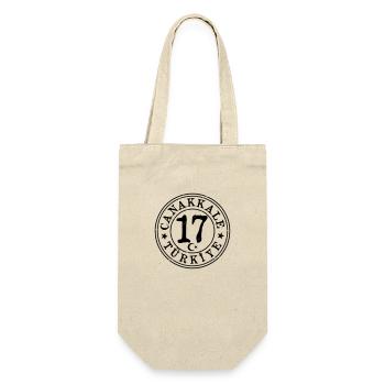 Canakkale 17 Vintage - Geschenkbeutel für Flaschen - Natur - Vorne