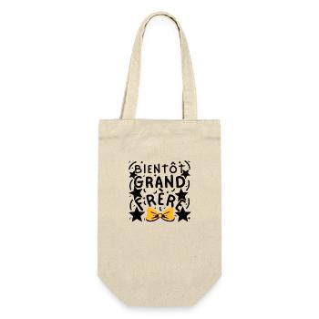 Cadeau Bientôt Grand Frère - Sac à bouteille - nature - Devant