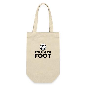 J'peux pas j'ai foot tshirt, pull, casquette - Sac à bouteille - nature - Devant