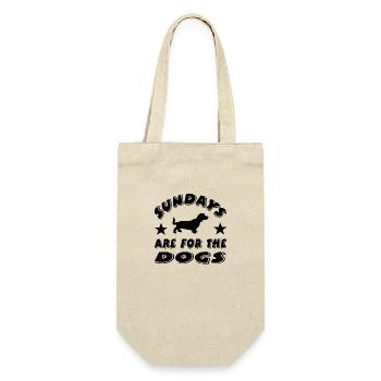 Dachshund - Gift Bag for Bottles - nature - Front