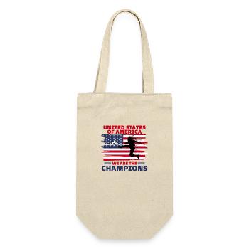 United States of America Football 2022 supporter - Gift Bag for Bottles - nature - Front