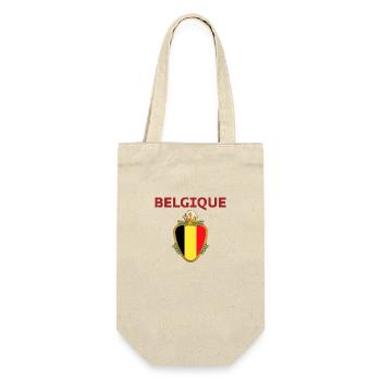 Belgique Football 2022 supporter de Belgique foot - Sac à bouteille - nature - Devant