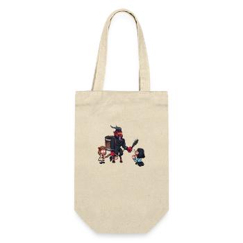Krampus Punishing Kids - Gift Bag for Bottles - nature - Front
