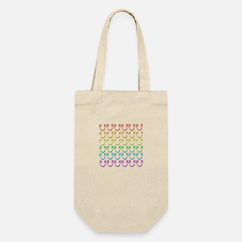 Louismiley Rainbow - Geschenkbeutel für Flaschen - Natur