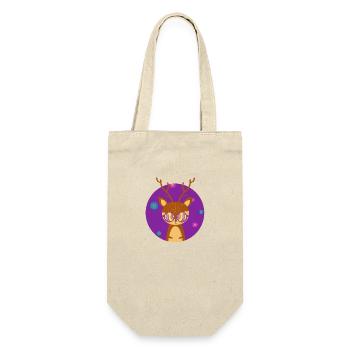 Deer's Hippie - Gift Bag for Bottles - nature - Front