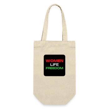 Women's Life Freedom - Gift Bag for Bottles - nature - Front