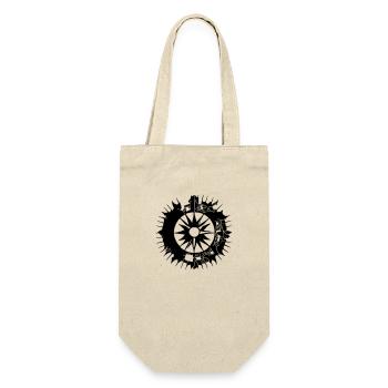 Soleil Lune Mosaïque Astrologie Symbole Vecteur 2 - Sac à bouteille - nature - Devant